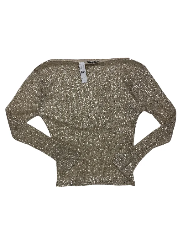 Top Long Sleeve By J. Crew In Gold, Size: S Casual Men's Loose