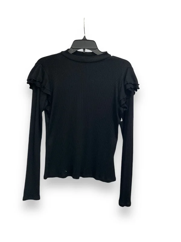 Top Long Sleeve Basic By Gap In Black, Size: Xs Dapper Men's Bow