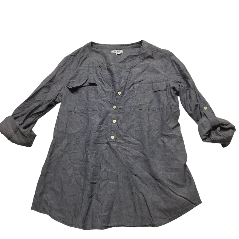 Top Long Sleeve By Old Navy In Blue, Size: M Refined Men's European
