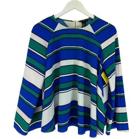Top Long Sleeve By H&m In Striped Pattern, Size: S Earthy Men's Hemp