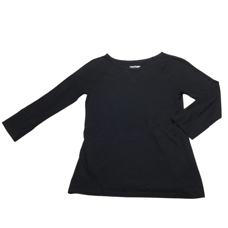 Top Long Sleeve Basic By Old Navy In Black, Size: Xs Beach