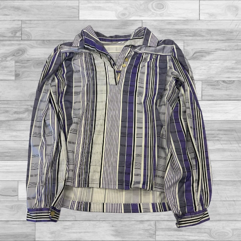 Top Long Sleeve By Clothes Mentor In Purple, Size: M Cozy Men's Sherpa