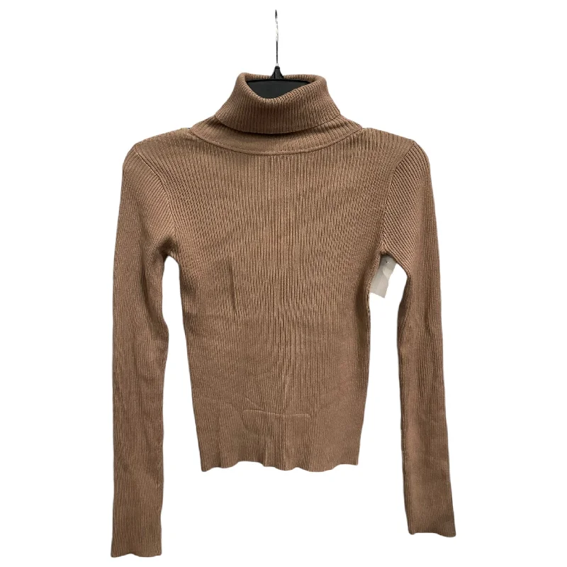 Top Long Sleeve By John + Jenn In Tan, Size: Xs Cozy Men's Sherpa