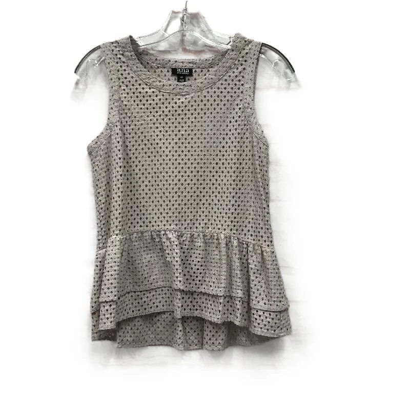 Purple Top Sleeveless By Ana, Size: Xs Bohemian Men's Free