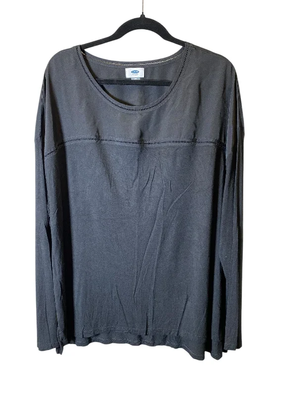 Top Long Sleeve By Old Navy In Black, Size: XXL Vintage Men's 1970S Disco