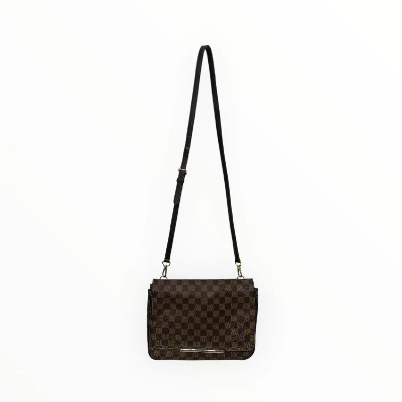 LOUIS VUITTON/Cross Body Bag/Leather/BRW/Hoxton GM Masculine Men's Thick