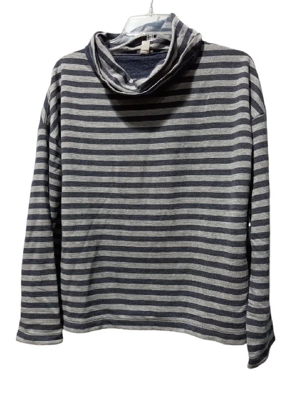 Top Long Sleeve By J. Crew In Striped Pattern, Size: M Masculine Men's Thick