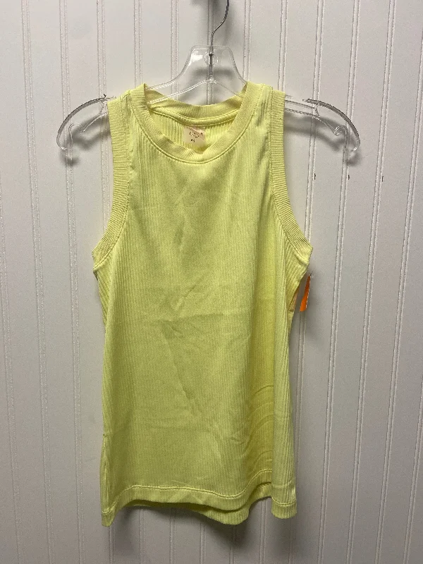 Athletic Tank Top By Calia In Yellow, Size: M Unique Men's Patch