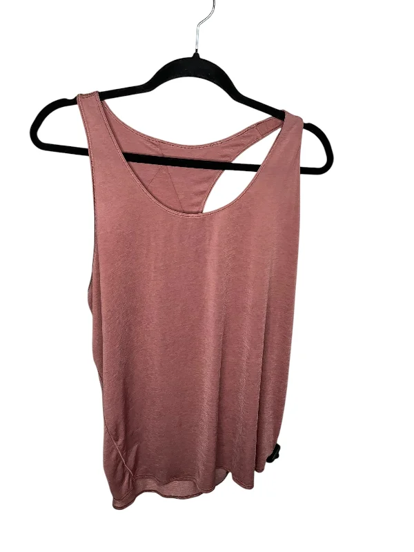 Athletic Tank Top By Lululemon In Pink, Size: M British Gentleman Style