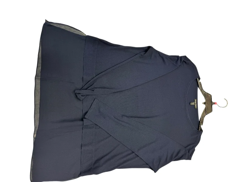 Top Long Sleeve By Eileen Fisher In Navy, Size: L Relaxed Men's Beach