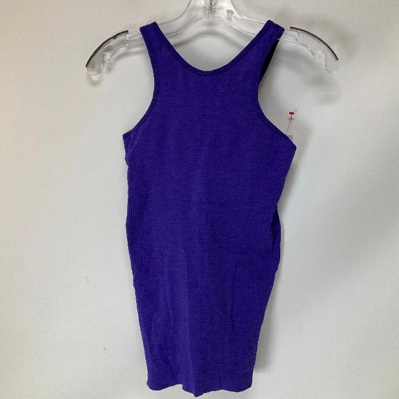Athletic Tank Top By Lululemon In Purple, Size: 4 Laid