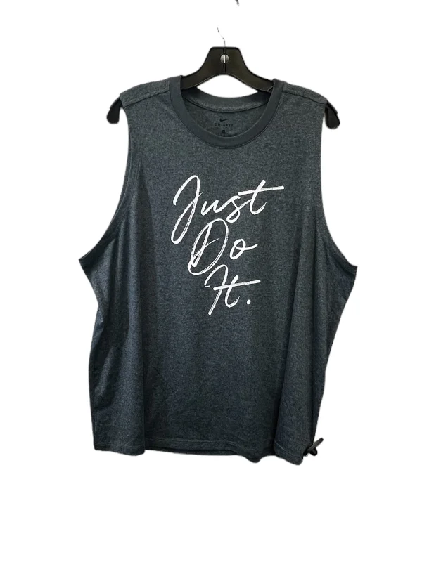 Grey Athletic Tank Top Nike, Size 2x Bohemian Men's Free
