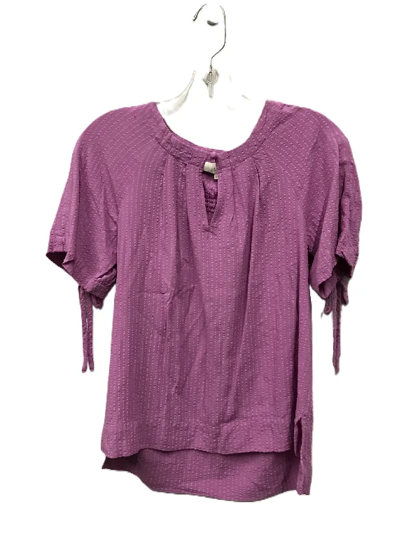 Pink Top Short Sleeve By Loft, Size: Xs Earthy Men's Sustainable 