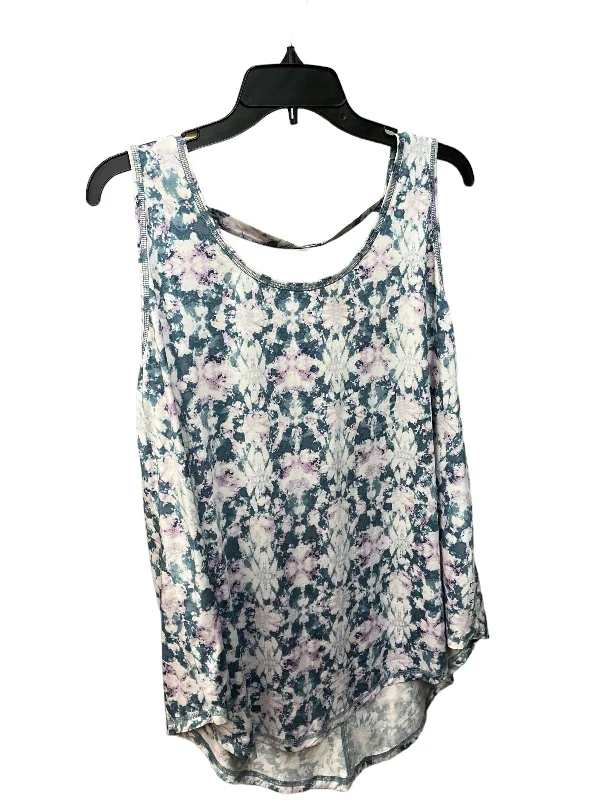 Multi-colored Athletic Tank Top Livi Active, Size 1x Cool Men's Distressed
