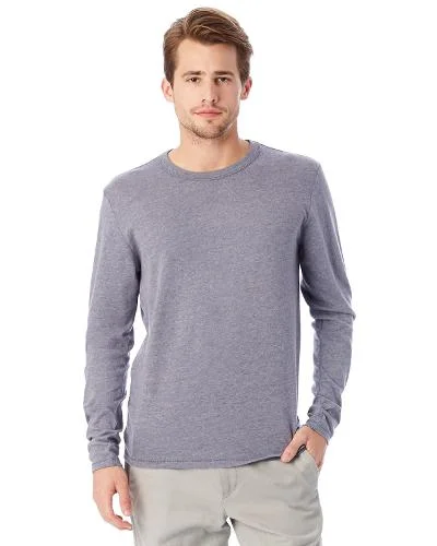 LONG SLEEVE TEE - NAVY Earthy Men's Sustainable 