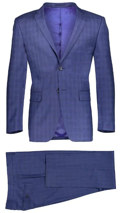 2 PIECE SLIM SHADY SUIT - NAVY Confident Men's High