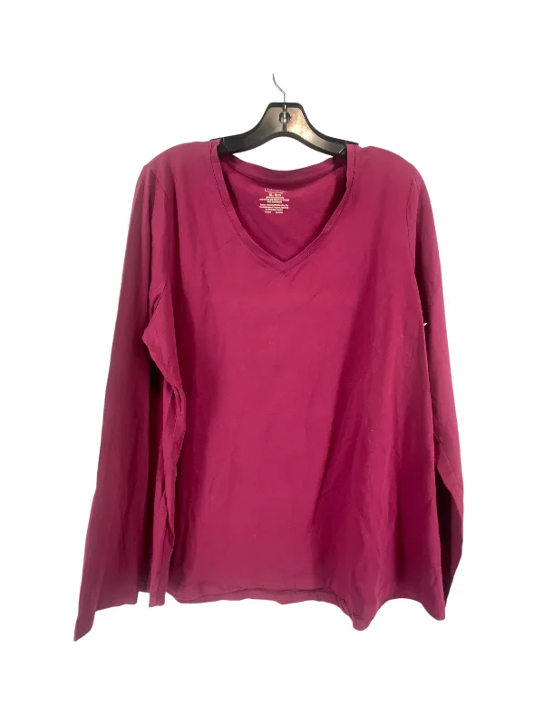 Top Long Sleeve By Clothes Mentor In Red, Size: Xl Dynamic Men's Moto