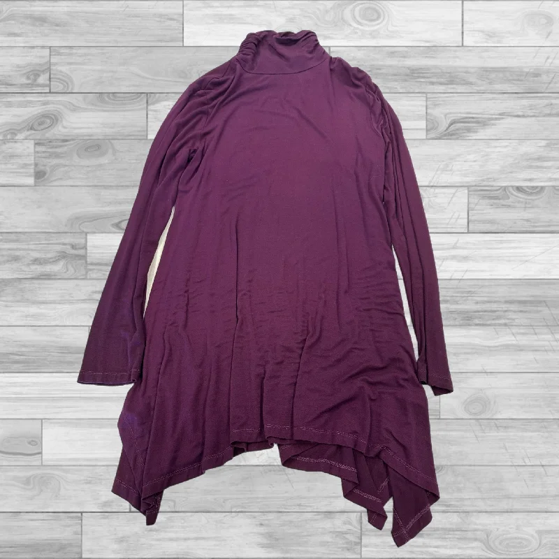 Top Long Sleeve By Soft Surroundings In Purple, Size: M Unique Men's Patch