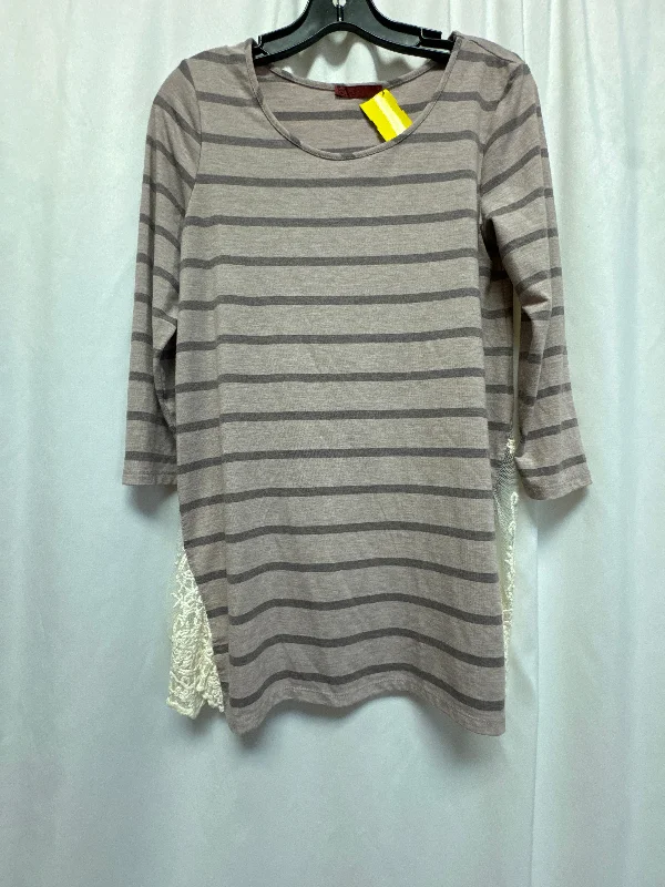 Top Long Sleeve By Bke In Purple, Size: Xs Refined Men's European
