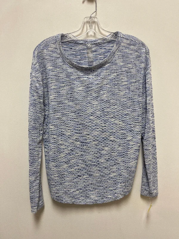Top Long Sleeve By Lou And Grey In Blue & White, Size: Xs Relaxed Men's Beach