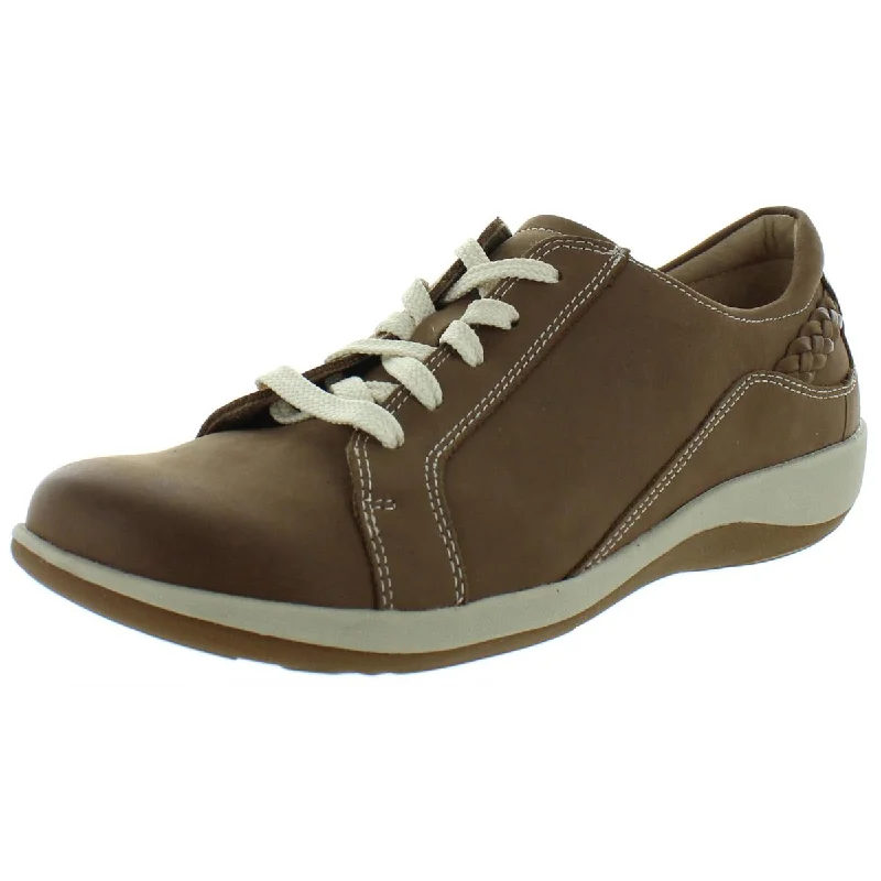 Aetrex Womens Dana Leather Comfort Sneakers