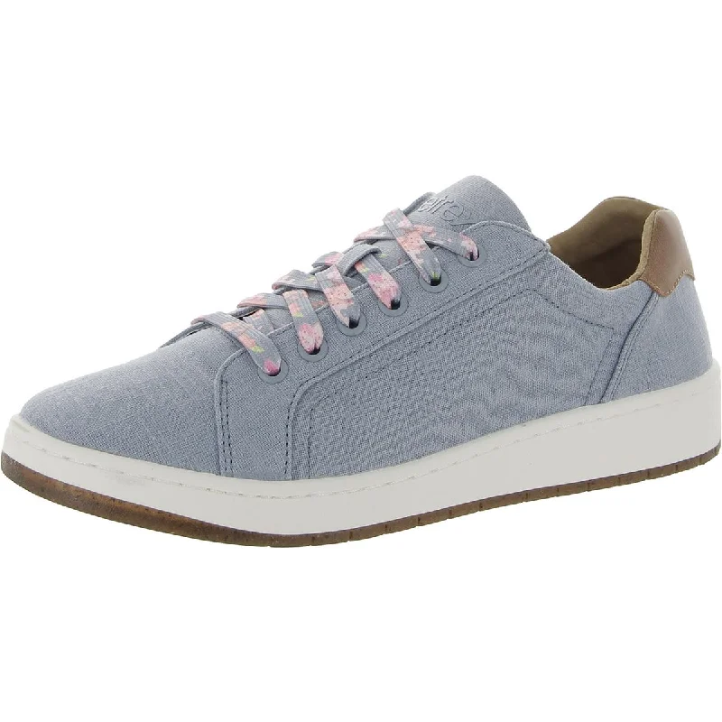 Aetrex Womens Renee Canvas Lifestyle Casual and Fashion Sneakers