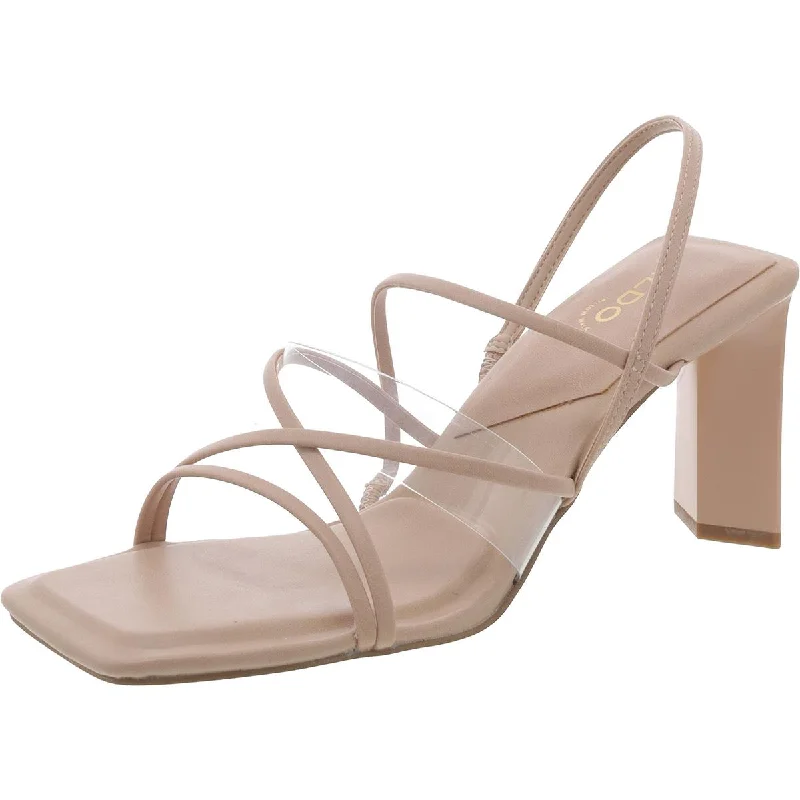 Aldo Womens JENNIFER Faux Leather Strappy Slingback Sandals