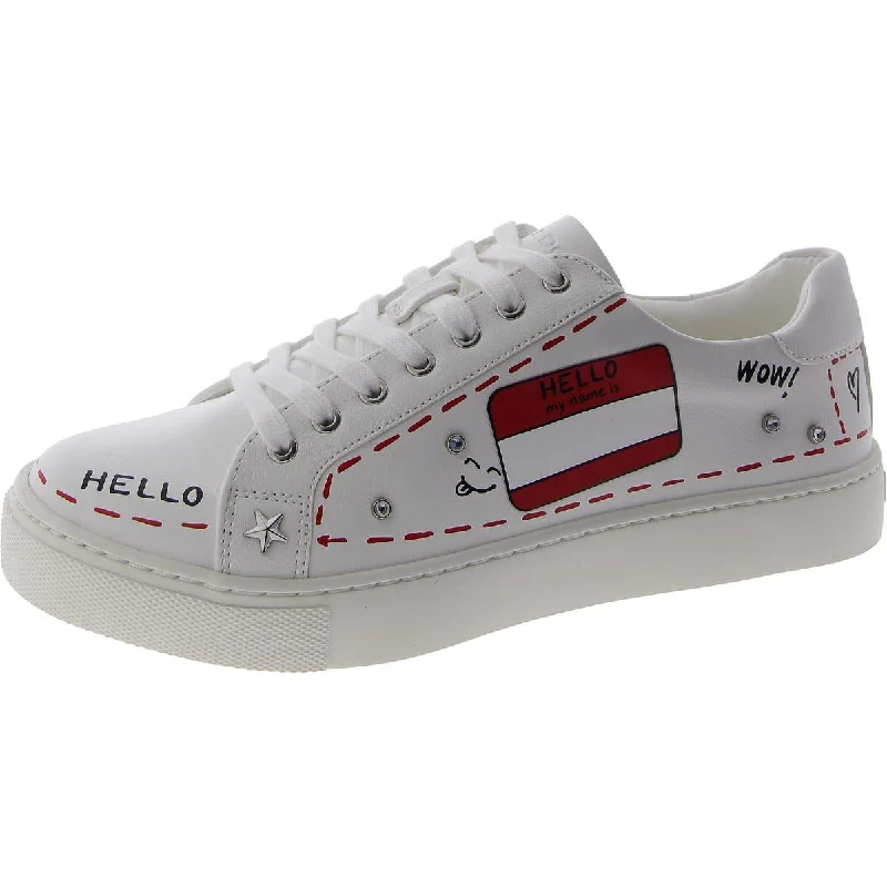 Aldo Womens Lace Up Bling Casual And Fashion Sneakers