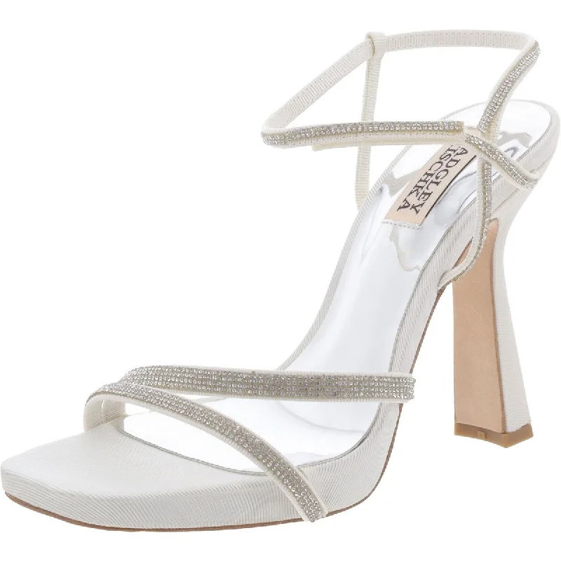 Badgley Mischka Womens Open Toe Ankle Strap Heels