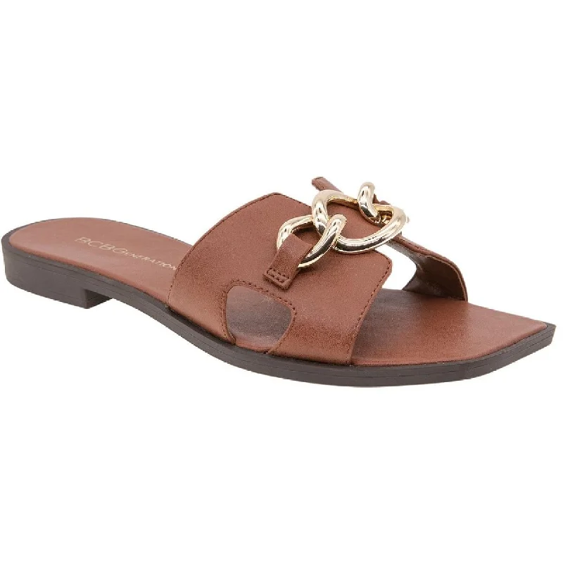 BCBGeneration Womens Lacinda Cutout Slides Slide Sandals