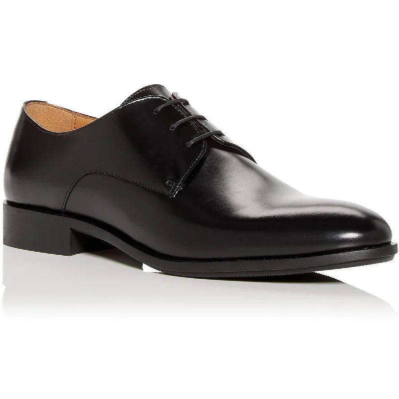 Boss Mens Eastside Leather Lace-Up Derby Shoes