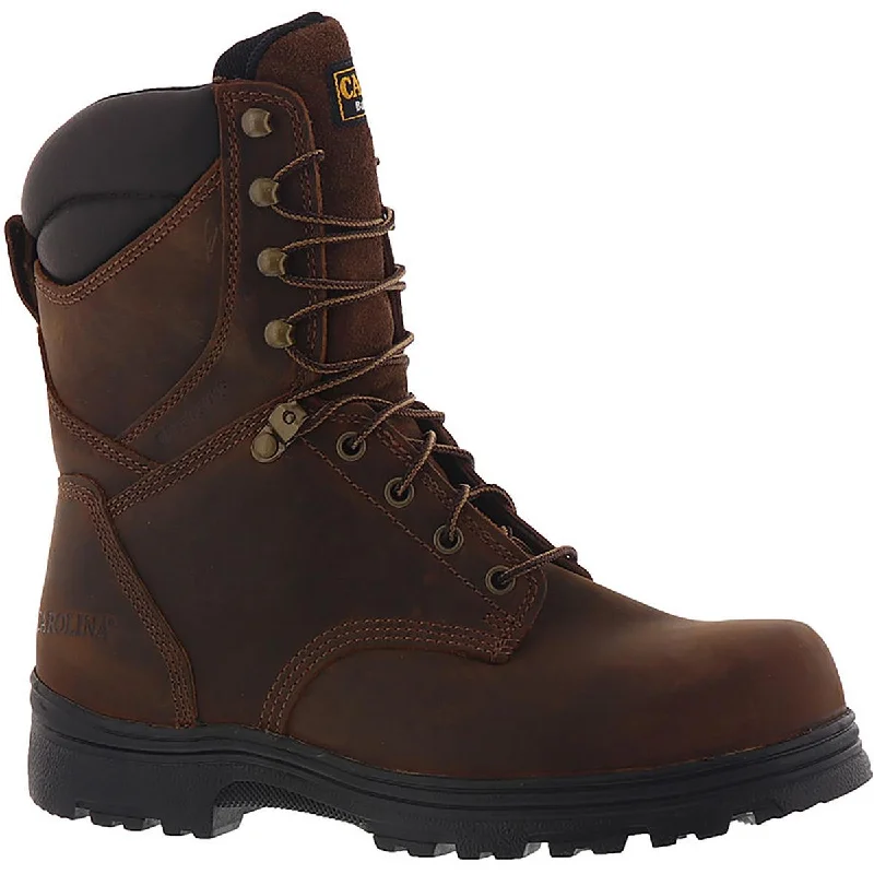 Carolina Mens Surveyor 8" Leather Slip Resistant Work Boots