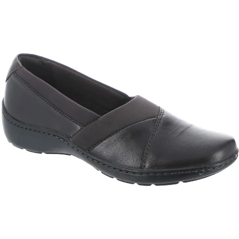 Clarks Womens Cora Charm Leather Slip On Loafers