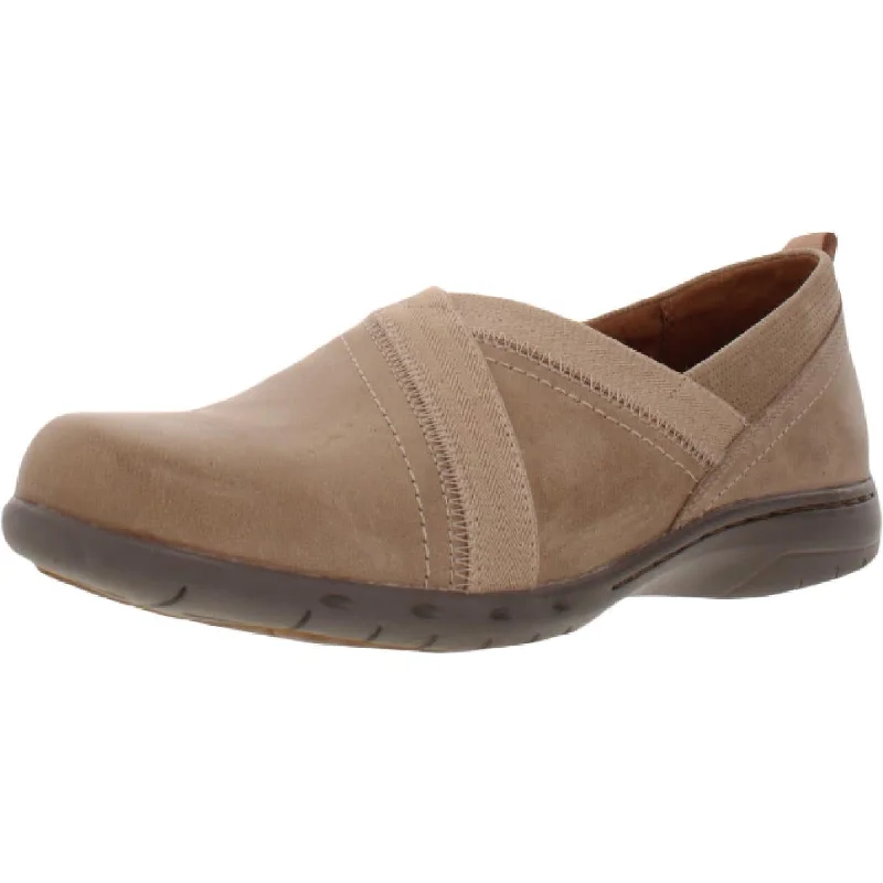 Cobb Hill Womens Penfield Envelope Leather Slip On Flats