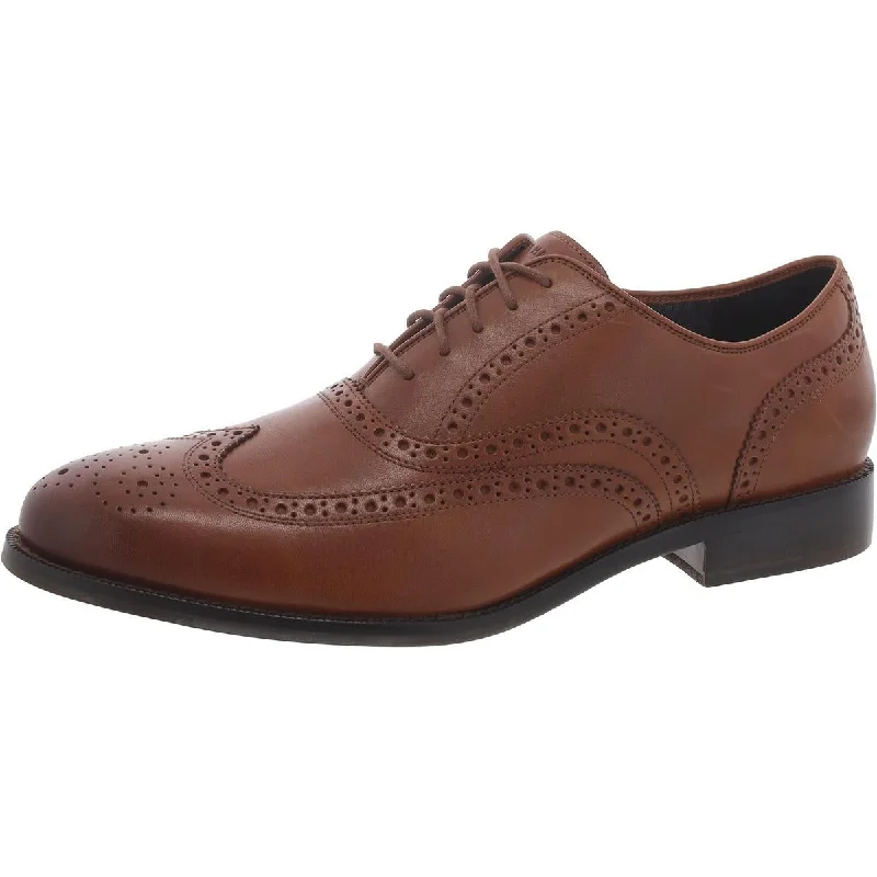 Cole Haan Mens Broadway Wingtip Leather Brogue Oxfords