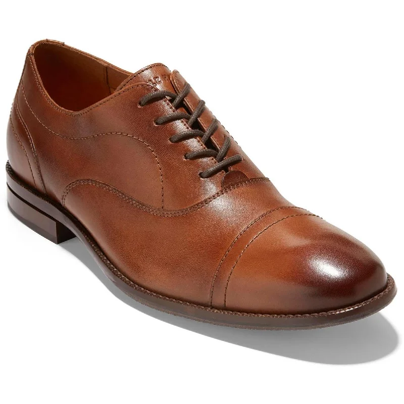 Cole Haan Mens Sawyer Captoe Oxford Oxford Lace-Up Oxfords