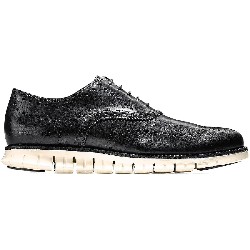 Cole Haan Mens ZeroGrand Leather Brogue Oxfords