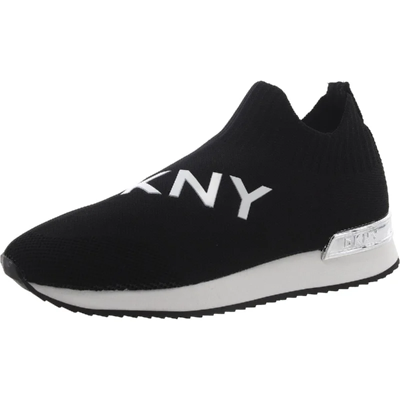 DKNY Womens Knit Slip On Casual And Fashion Sneakers