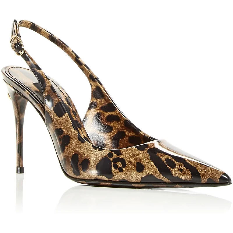 Dolce & Gabbana Womens Leather Pointed toe Pumps