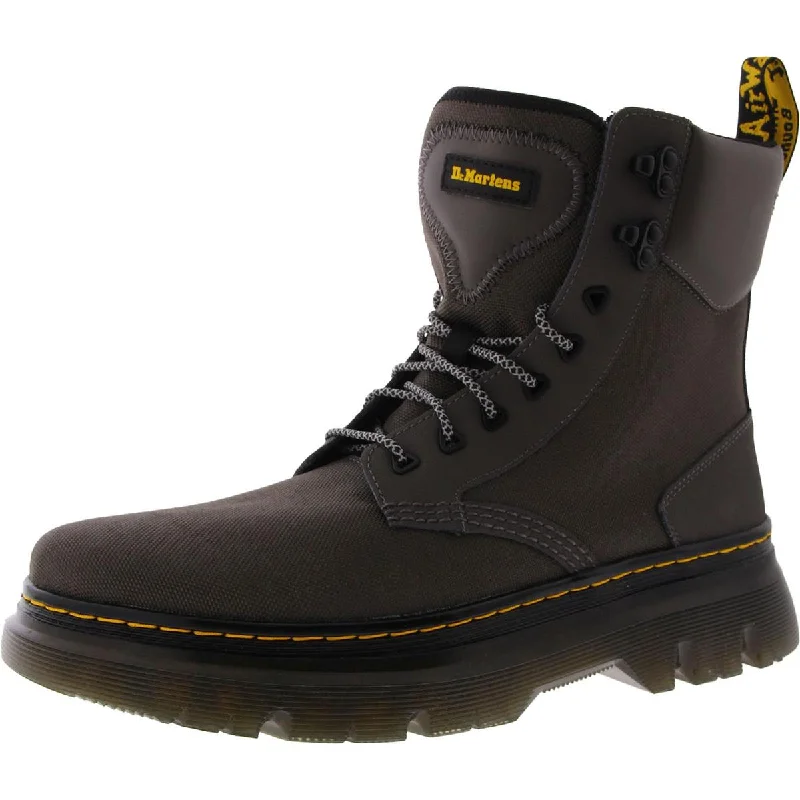 Dr. Martens Mens Tarik Round Toe Platform Combat & Lace-Up Boots