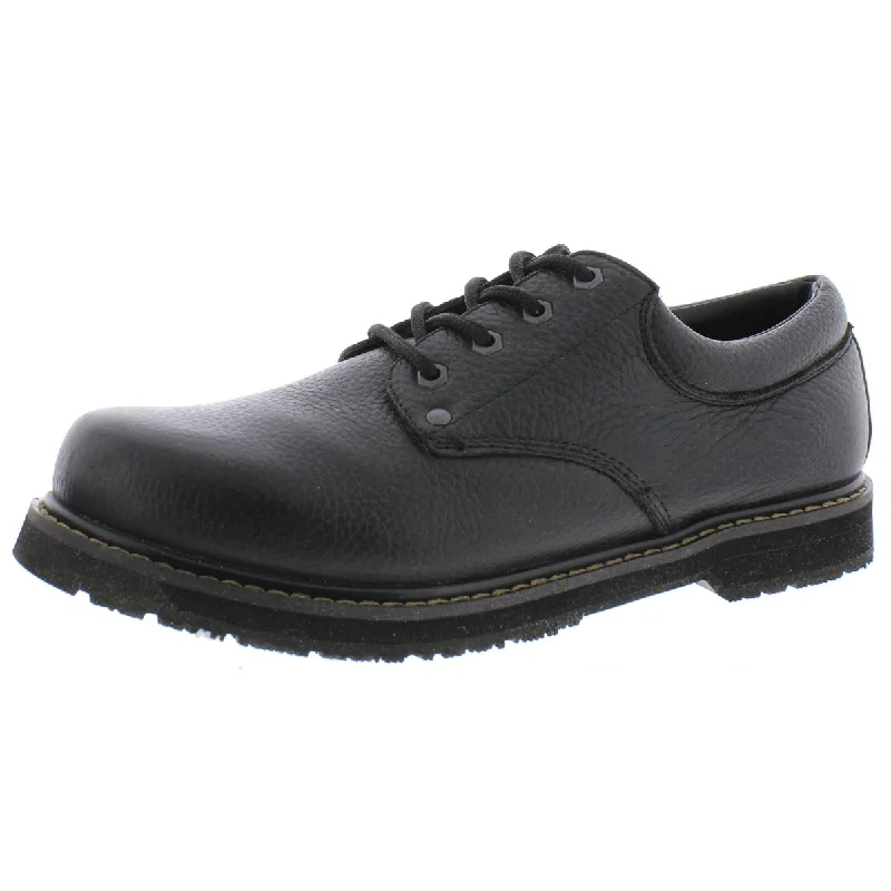 Dr. Scholl's Shoes Mens Harrington II Leather Slip-Resistant Work Shoes