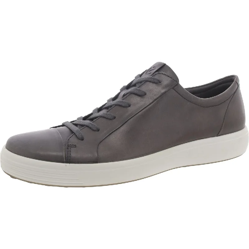 ECCO Mens Leather Lifestyle Casual And Fashion Sneakers