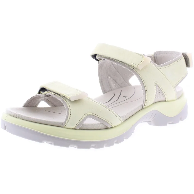 ECCO Womens Offroad Leather Ankle Strap Sport Sandals