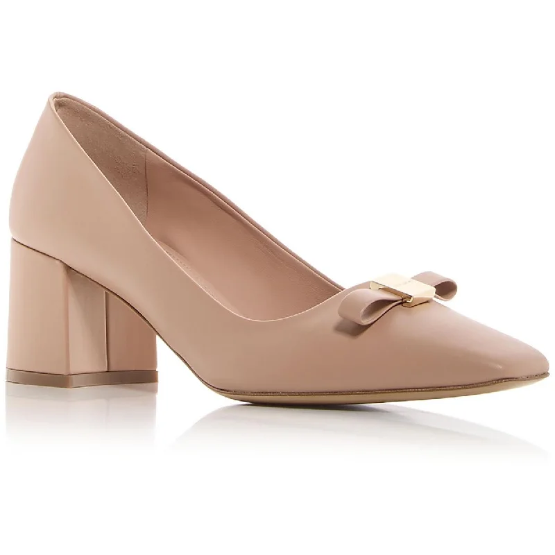 Ferragamo Womens Myra 60 Slip On Square Toe Pumps