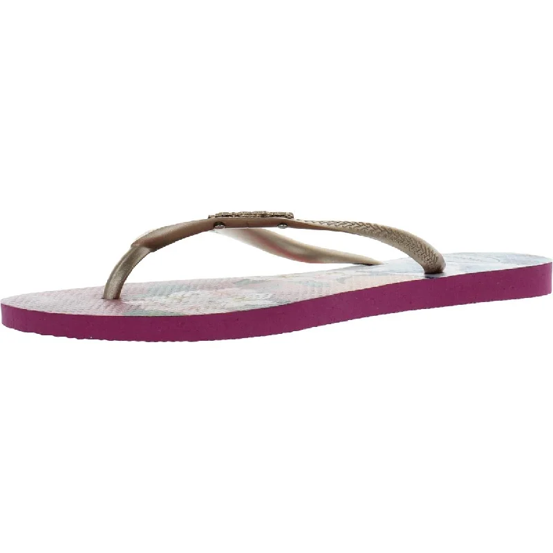 Havaianas Womens Flat Slip On Flip-Flops