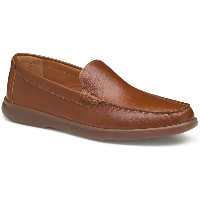 Johnston & Murphy Mens Brannon Faux Leather Slip On Loafers