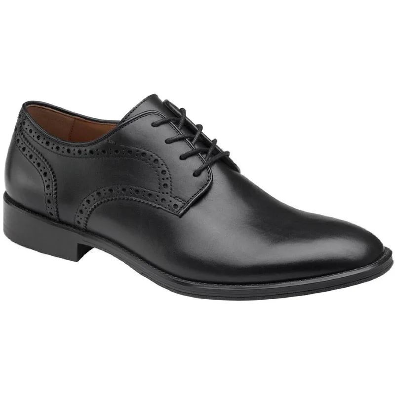 Johnston & Murphy Mens Henrick Leather Lace-Up Oxfords