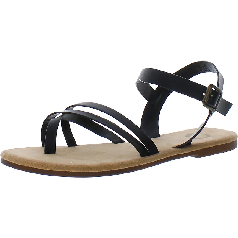 Journee Collection Womens Buckle Slingback Strappy Sandals