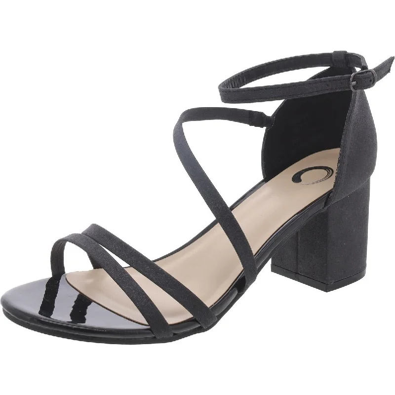 Journee Collection Womens Open Toe Evening Ankle Strap