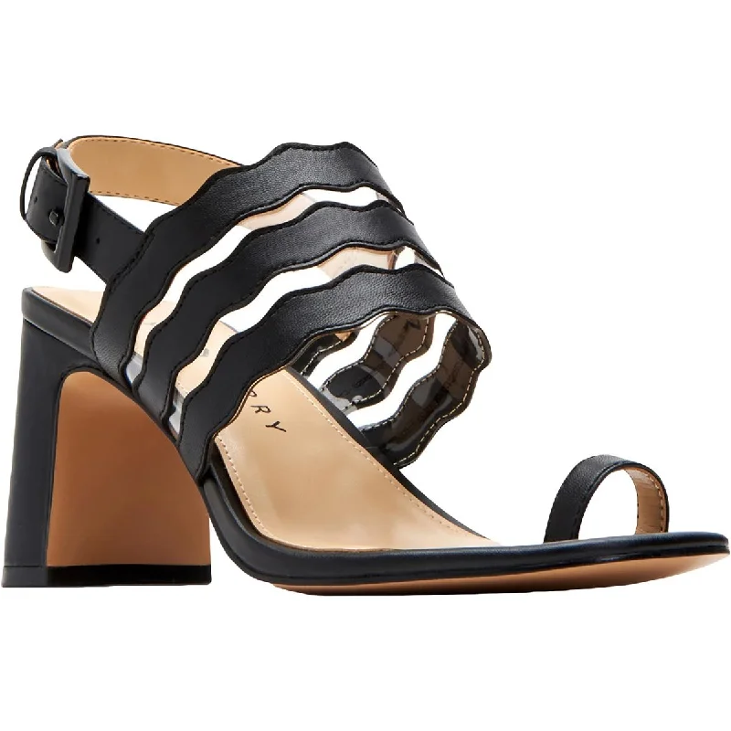 Katy Perry Womens The Sense Leather Toe Loop Heel Sandals